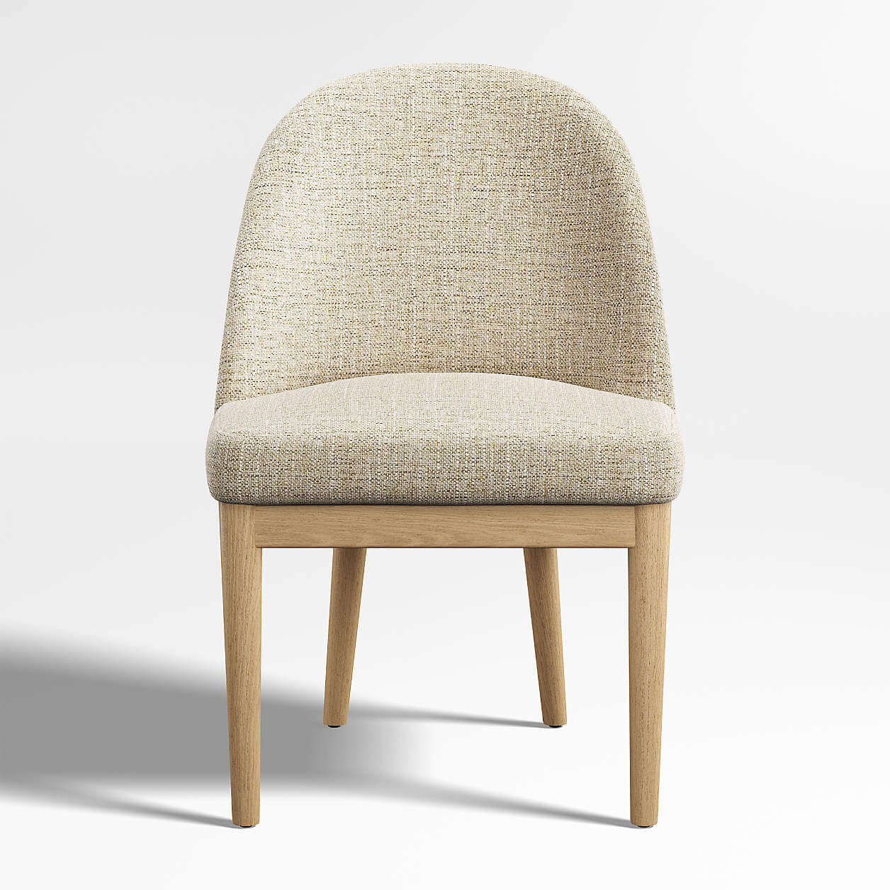 Natural Solid Wood Dining Chair – Minimalist Profile
