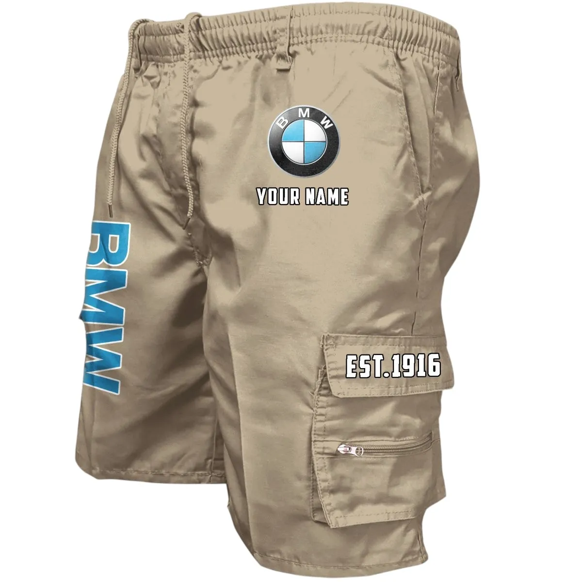 Performance Car Workwear Casual Shorts, Open Road Utility Shorts CAR455 - Khaki