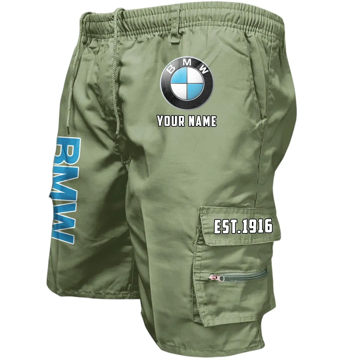 Executive Sedan Workwear Casual Shorts, Road Warrior Pocket Shorts CAR455 - Military Green