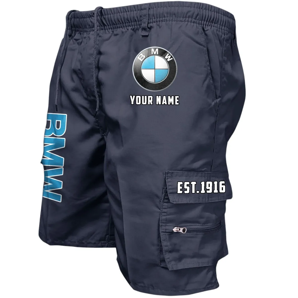 High-End Executive Car Workwear Casual Shorts, Built Tough Casual Shorts CAR455 - Navy