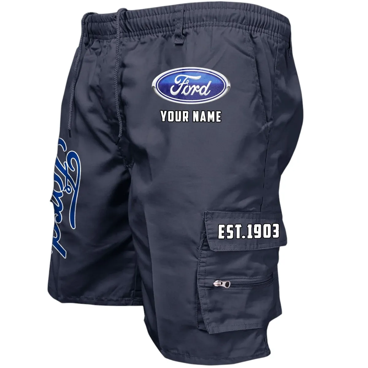 American Classic Workwear Casual Shorts, Rider Lifestyle Pocket Shorts CAR455 - Navy