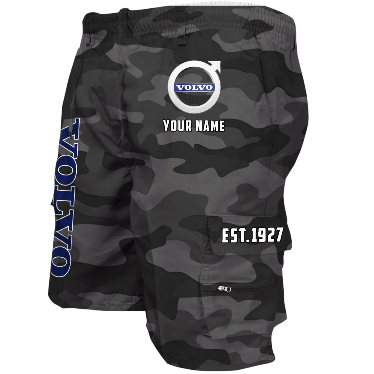 Reliable Vehicle Manufacturer Workwear Casual Shorts, Rider Lifestyle Pocket Shorts CAR455 - Grey Camouflage