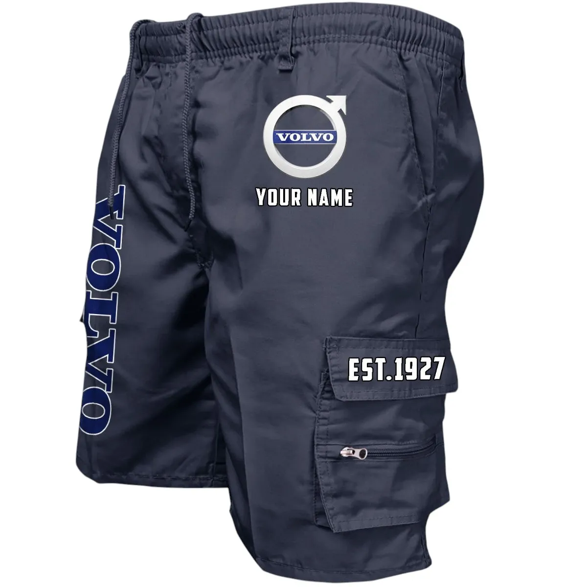 Swedish Automotive Brand Workwear Casual Shorts, Everyday Garage Life Shorts CAR455 - Navy