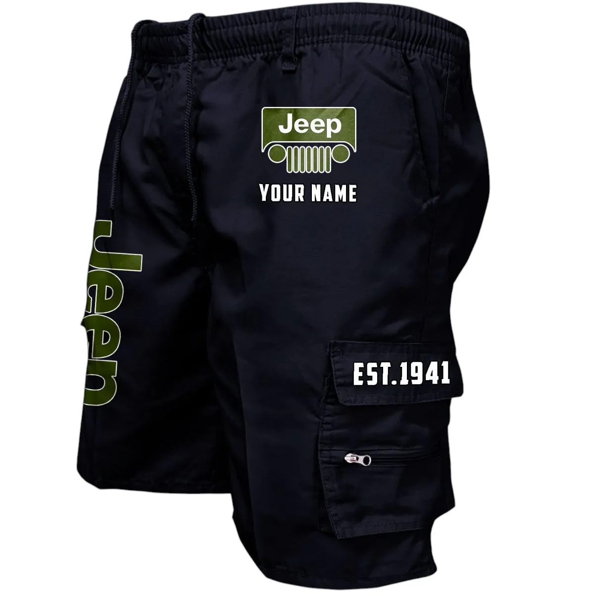 Trail-Ready SUV Workwear Casual Shorts, Rider's Everyday Workwear Shorts CAR455 - Black