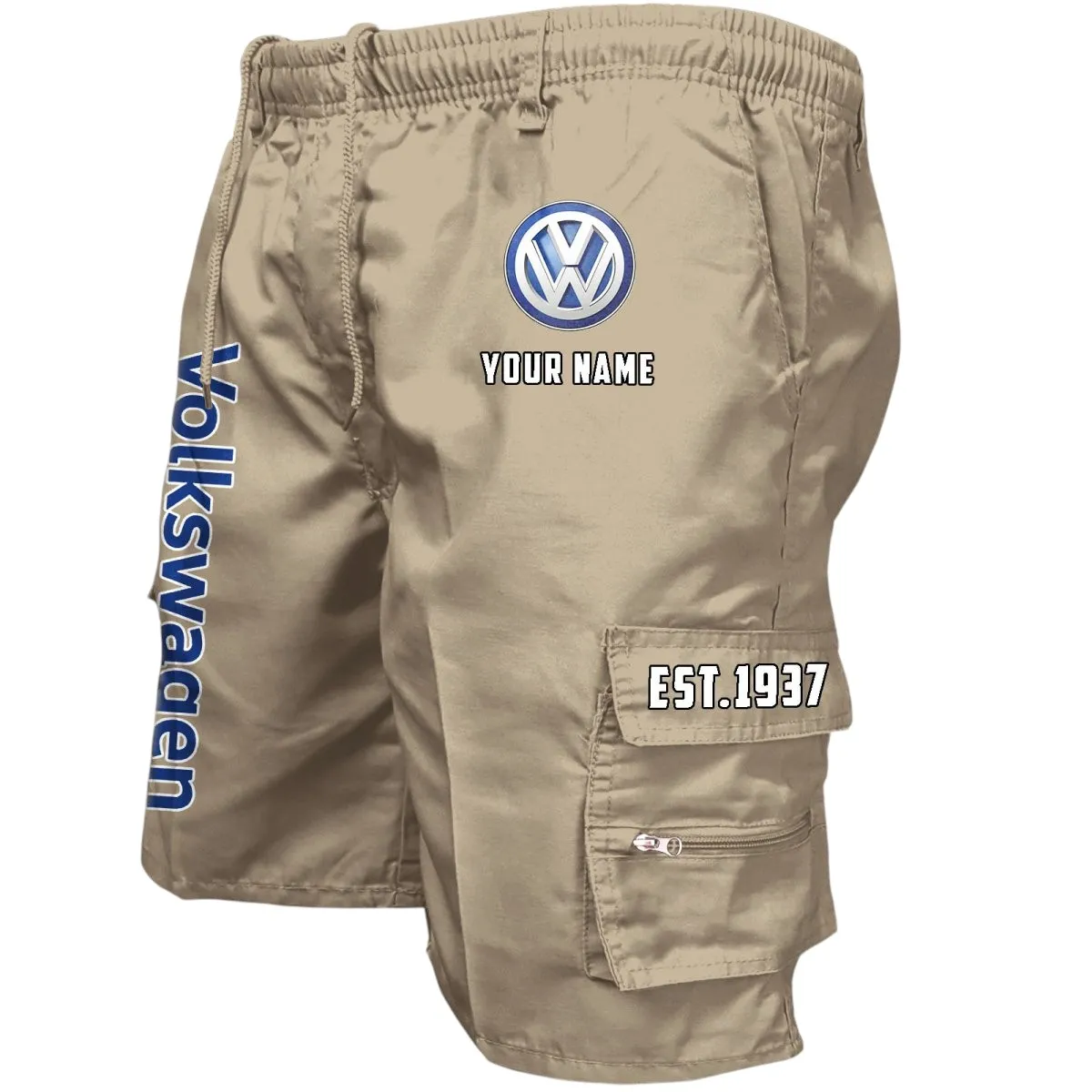 Reliable Automobile Workwear Casual Shorts, Road-Ready Shorts for Gearheads CAR455 - Khaki