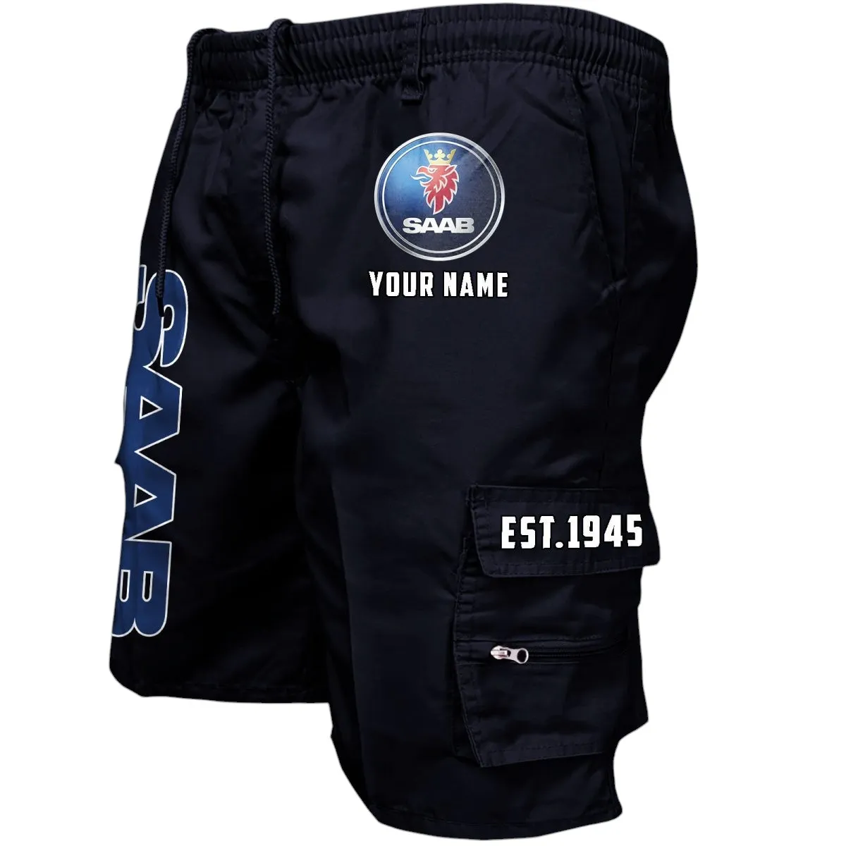 Executive Hatchback Workwear Casual Shorts, Road-Tested Pocket Shorts CAR455 - Black