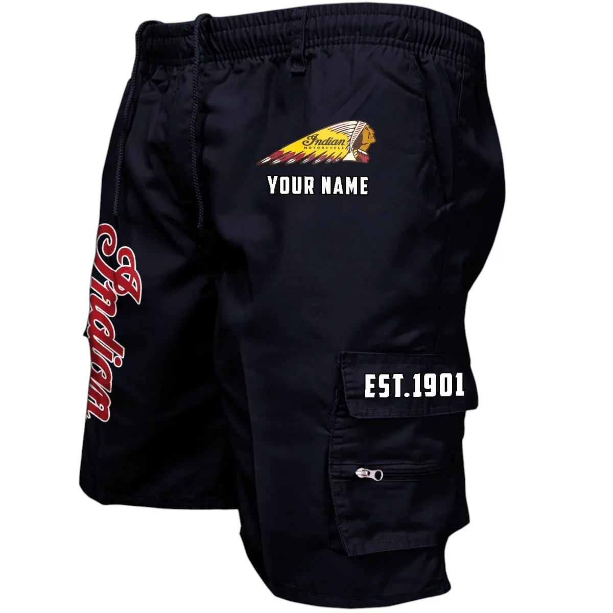 Legendary Touring Ride Workwear Casual Shorts, Durable Garage Life Shorts CAR455 - Black