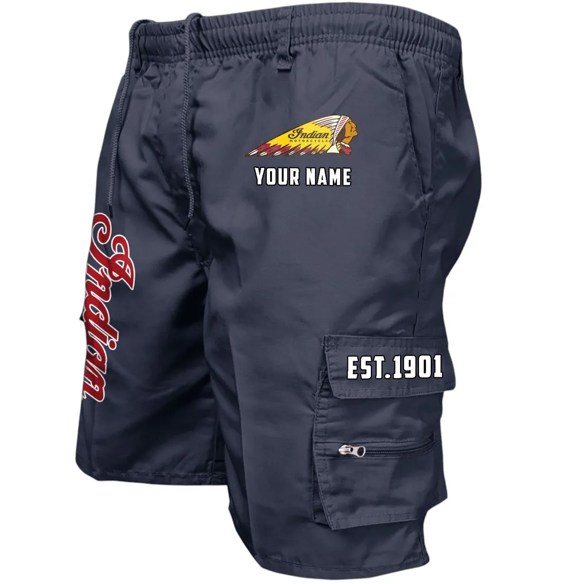 Legendary Touring Ride Workwear Casual Shorts, Road-Tested Pocket Shorts CAR455 - Navy