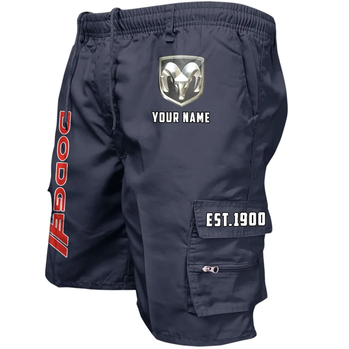 Performance Vehicle Workwear Casual Shorts, Automotive Lifestyle Utility Shorts CAR455 - Navy