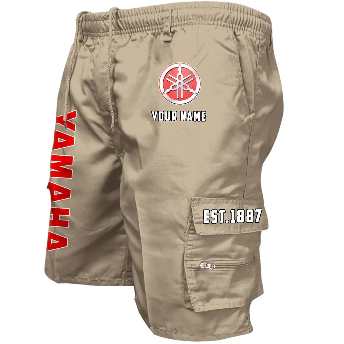 Sport Bike Workwear Casual Shorts, Workwear Built for Riders CAR455 - Khaki