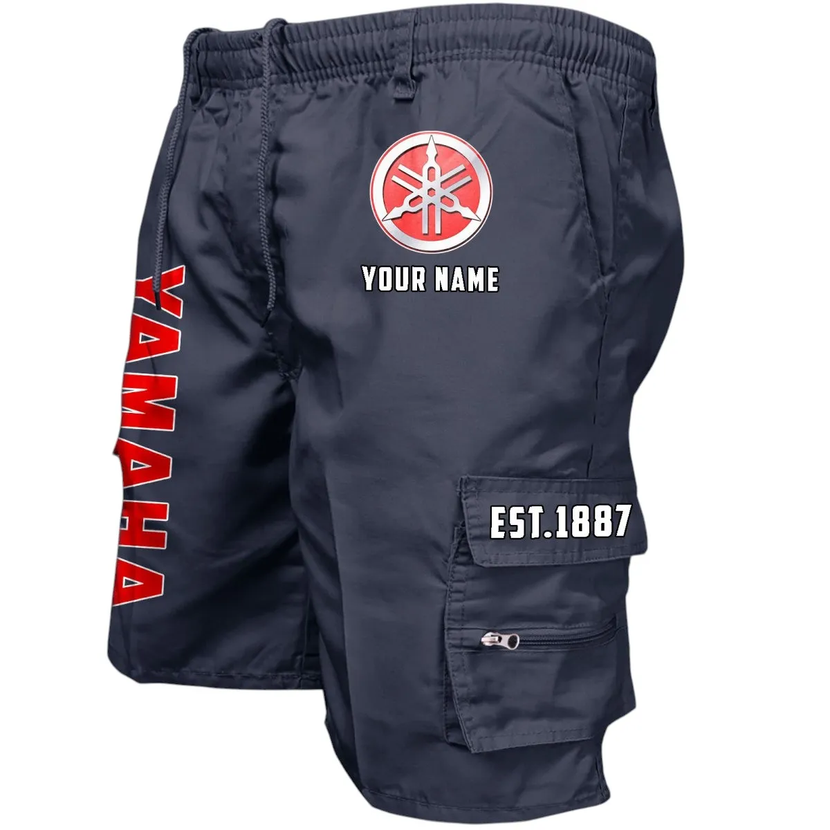 Road Motorcycle Workwear Casual Shorts, Durable Garage Life Shorts CAR455 - Navy