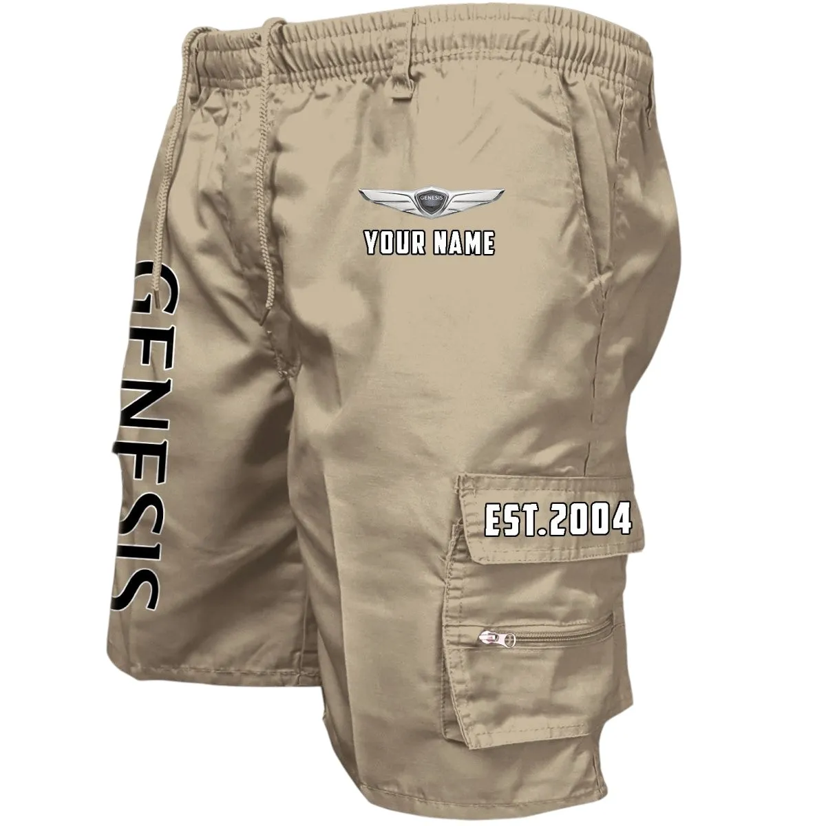 Luxury Sedan Workwear Casual Shorts, Rider's Everyday Workwear Shorts CAR455 - Khaki