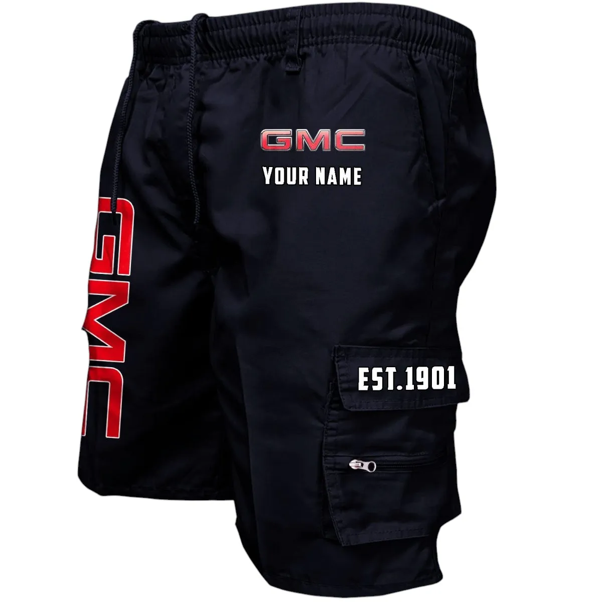 Tough Truck Workwear Casual Shorts, Rider Lifestyle Pocket Shorts CAR455 - Black