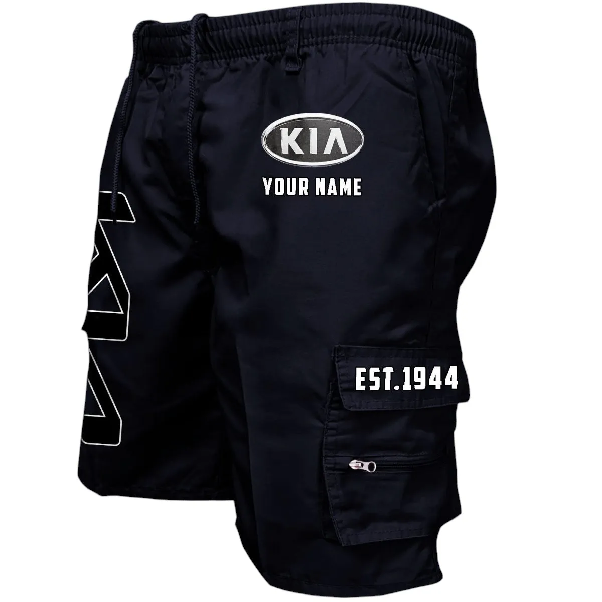 Practical Crossover Workwear Casual Shorts, Streetwear Garage Pocket Shorts CAR455 - Black