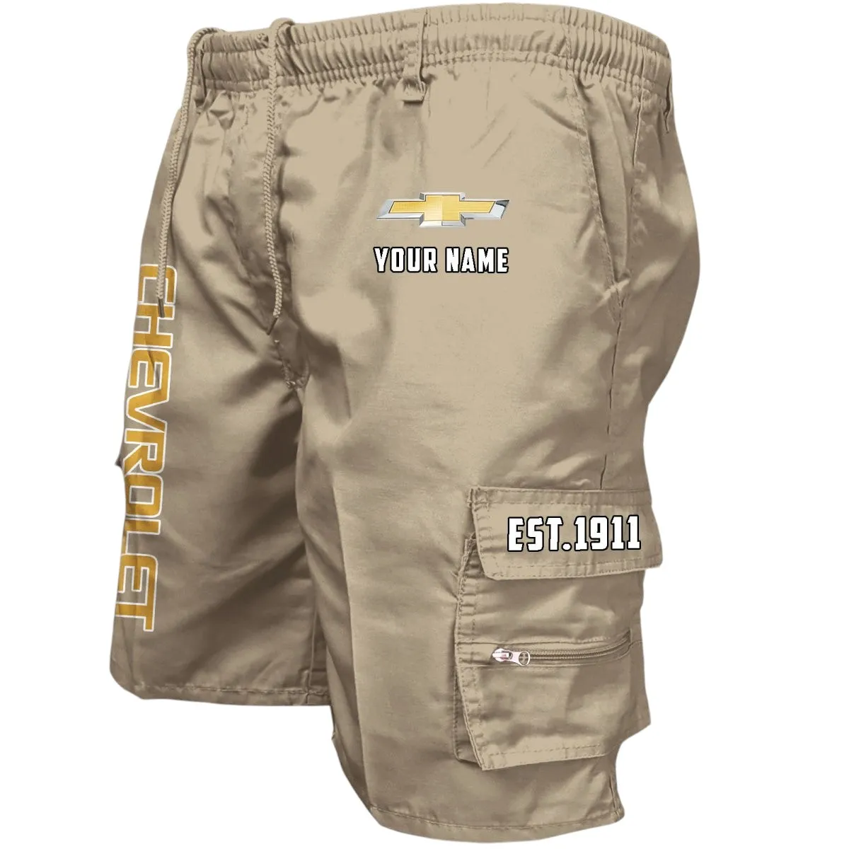 Performance Sedan Workwear Casual Shorts, Workwear Built for Riders CAR455 - Khaki