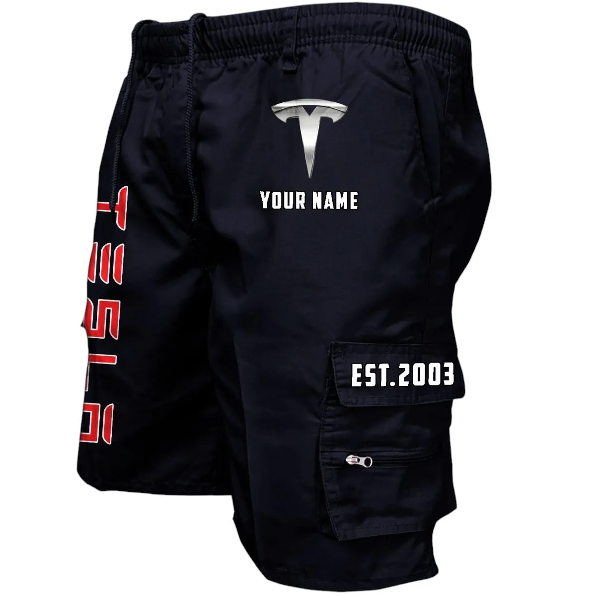 High-Tech Auto Workwear Casual Shorts, Tough Shorts for Riders CAR455 - Black