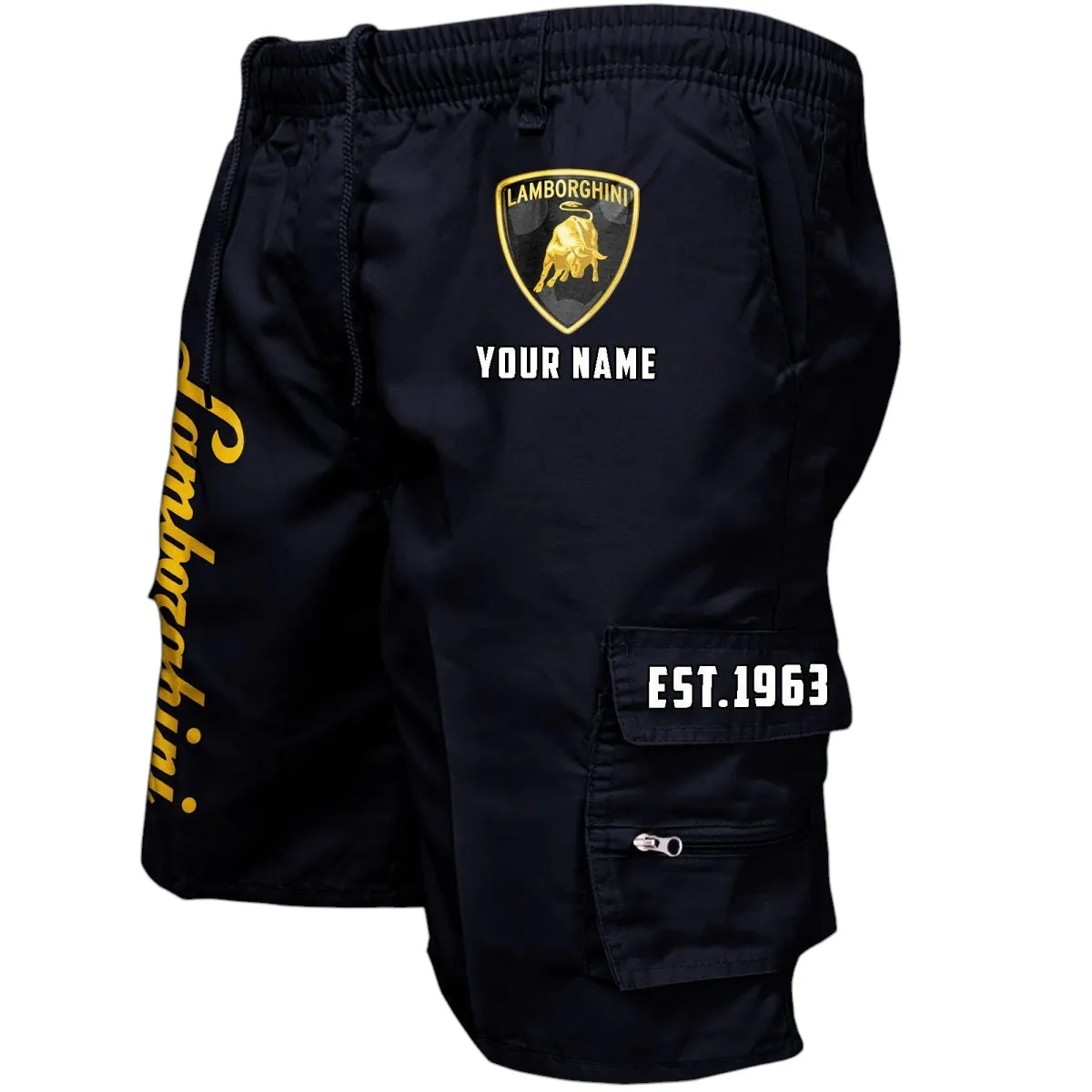 Ultra-Performance Car Workwear Casual Shorts, Everyday Garage Life Shorts CAR455 - Black