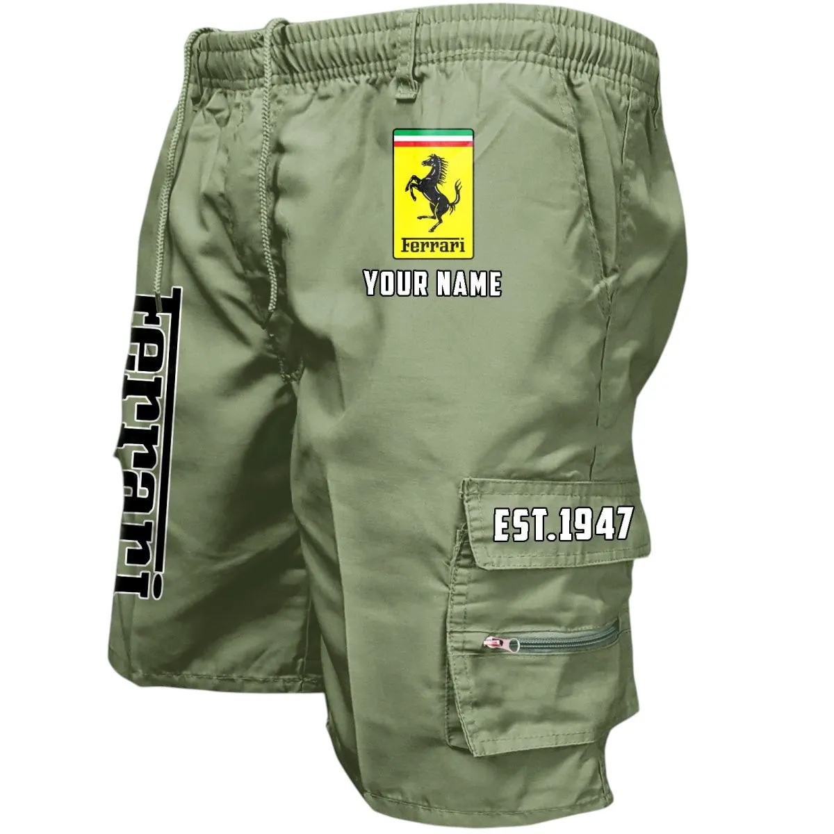 Performance GT Workwear Casual Shorts, Open Road Casual Shorts CAR455 - Military Green