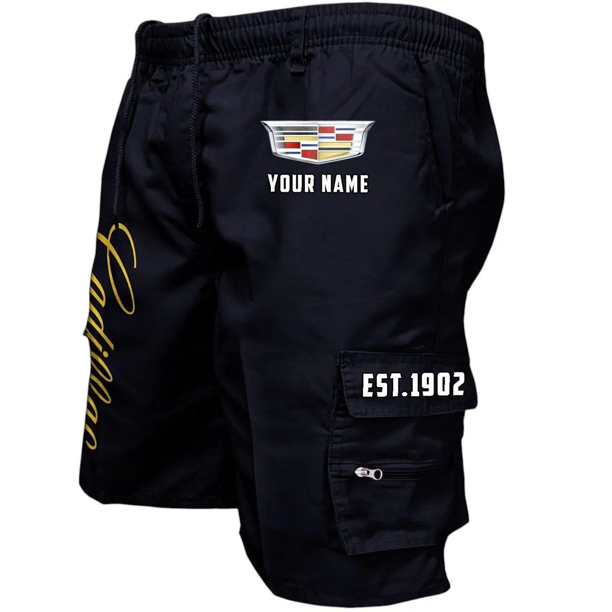 High-End Comfort Sedan Workwear Casual Shorts, Road Warrior Pocket Shorts CAR455 - Black