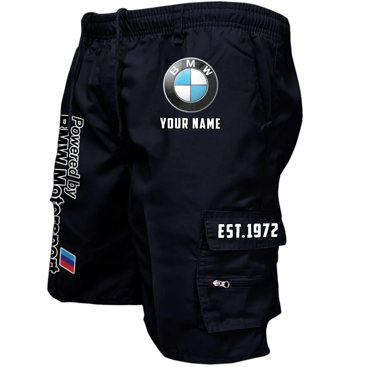 Competition Car Workwear Casual Shorts, Road-Tested Pocket Shorts CAR455 - Black