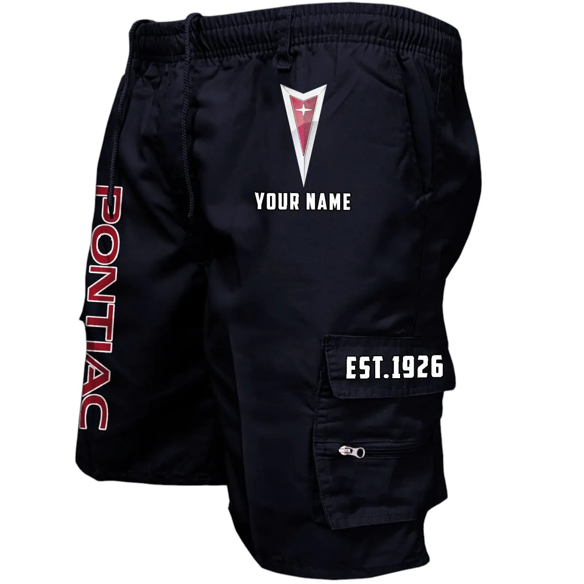 Vintage Ride Workwear Casual Shorts, Workwear Built for Riders CAR455 - Black