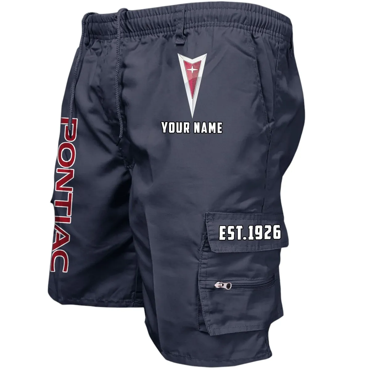 Historic American Ride Workwear Casual Shorts, Everyday Garage Life Shorts CAR455 - Navy