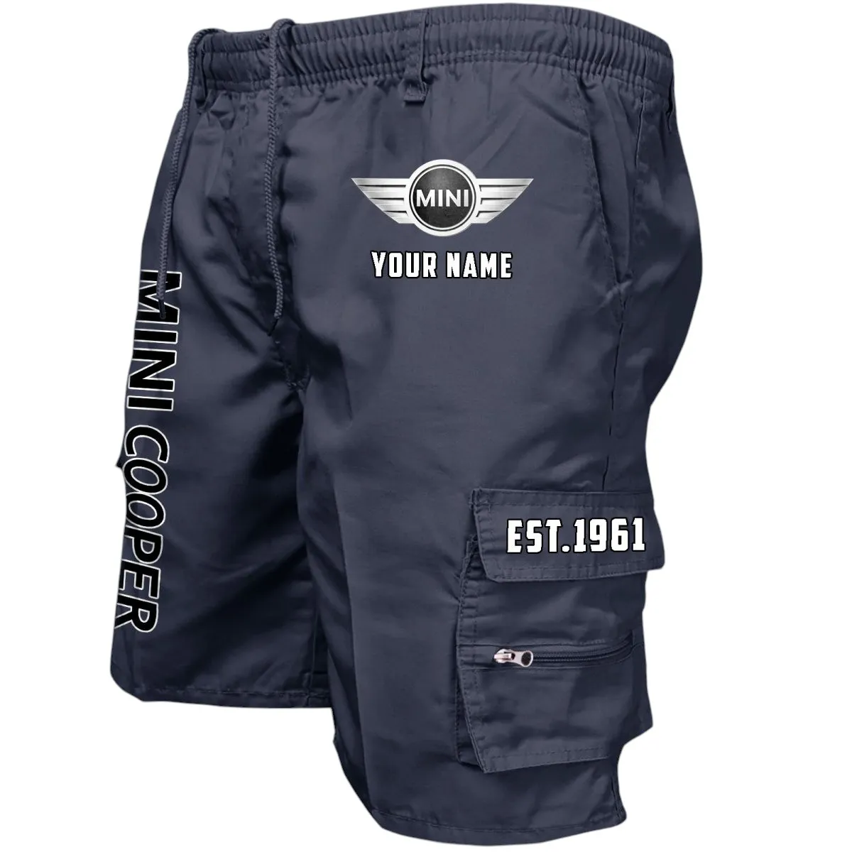 Agile City Vehicle Workwear Casual Shorts, Rugged Gearhead Workwear Shorts CAR455 - Navy