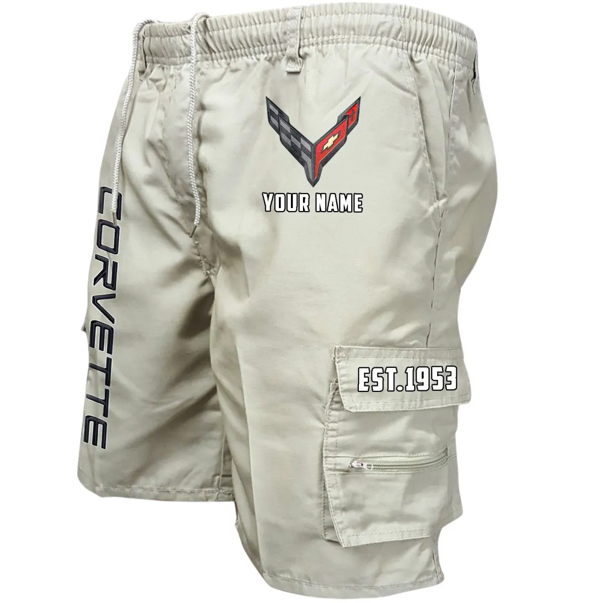 Performance Vehicle Workwear Casual Shorts, Tough Shorts for Riders CAR455 - Off-White