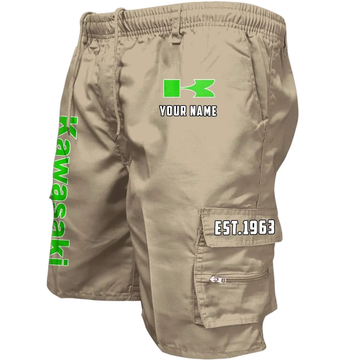 Rider’s Choice Bike Workwear Casual Shorts, Rider's Everyday Workwear Shorts CAR455 - Khaki