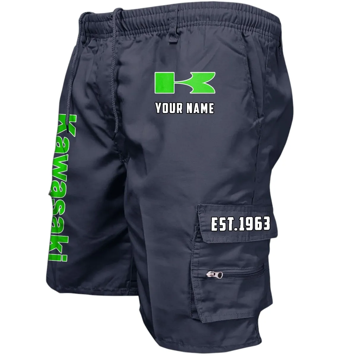 Touring Capable Bike Workwear Casual Shorts, Durable Garage Life Shorts CAR455 - Navy