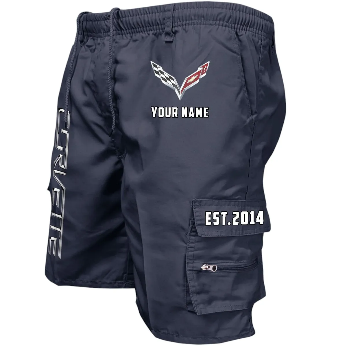 High-Performance Coupe Workwear Casual Shorts, Road Warrior Pocket Shorts CAR455 - Navy