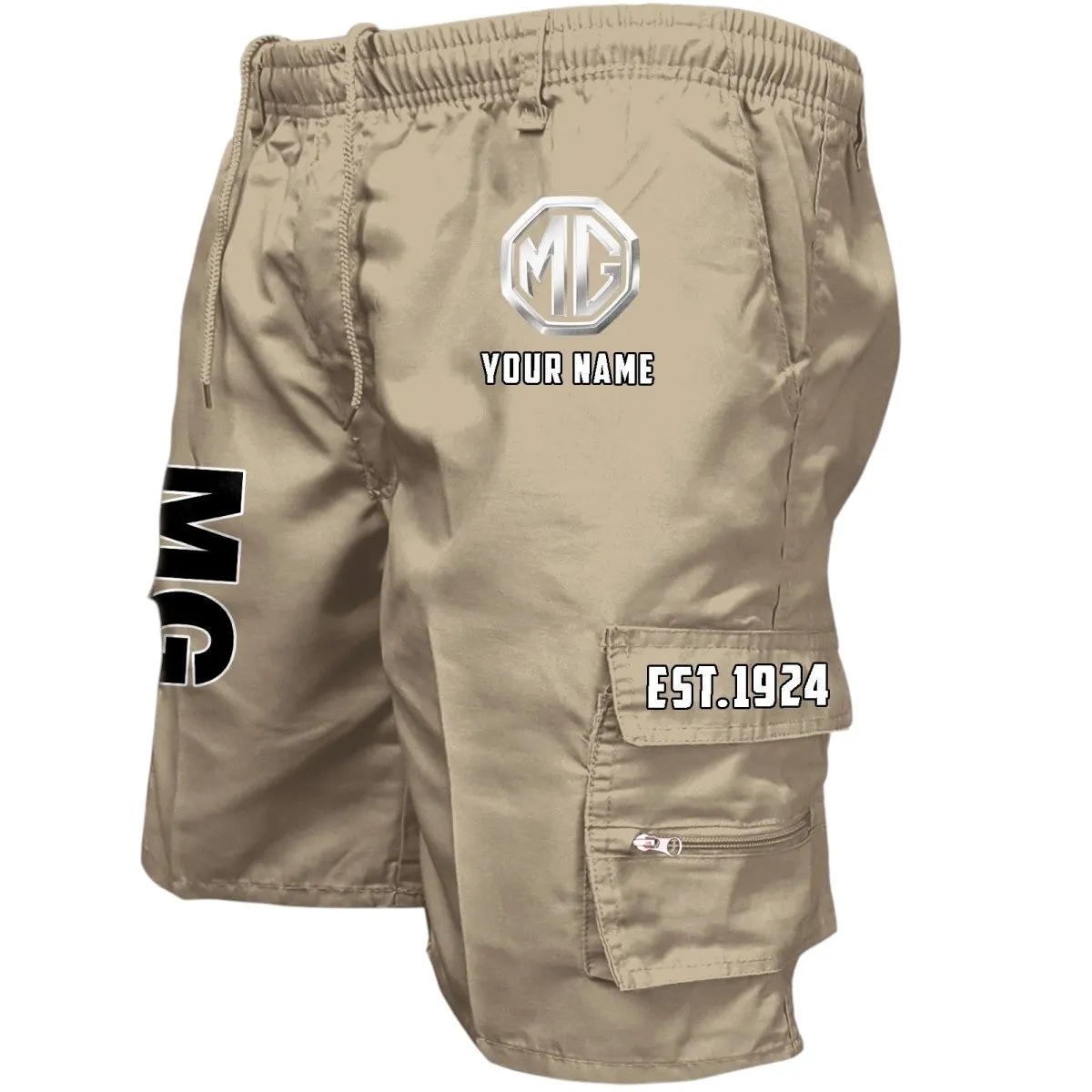 Collector’s Auto Workwear Casual Shorts, Durable Garage Life Shorts CAR455 - Khaki
