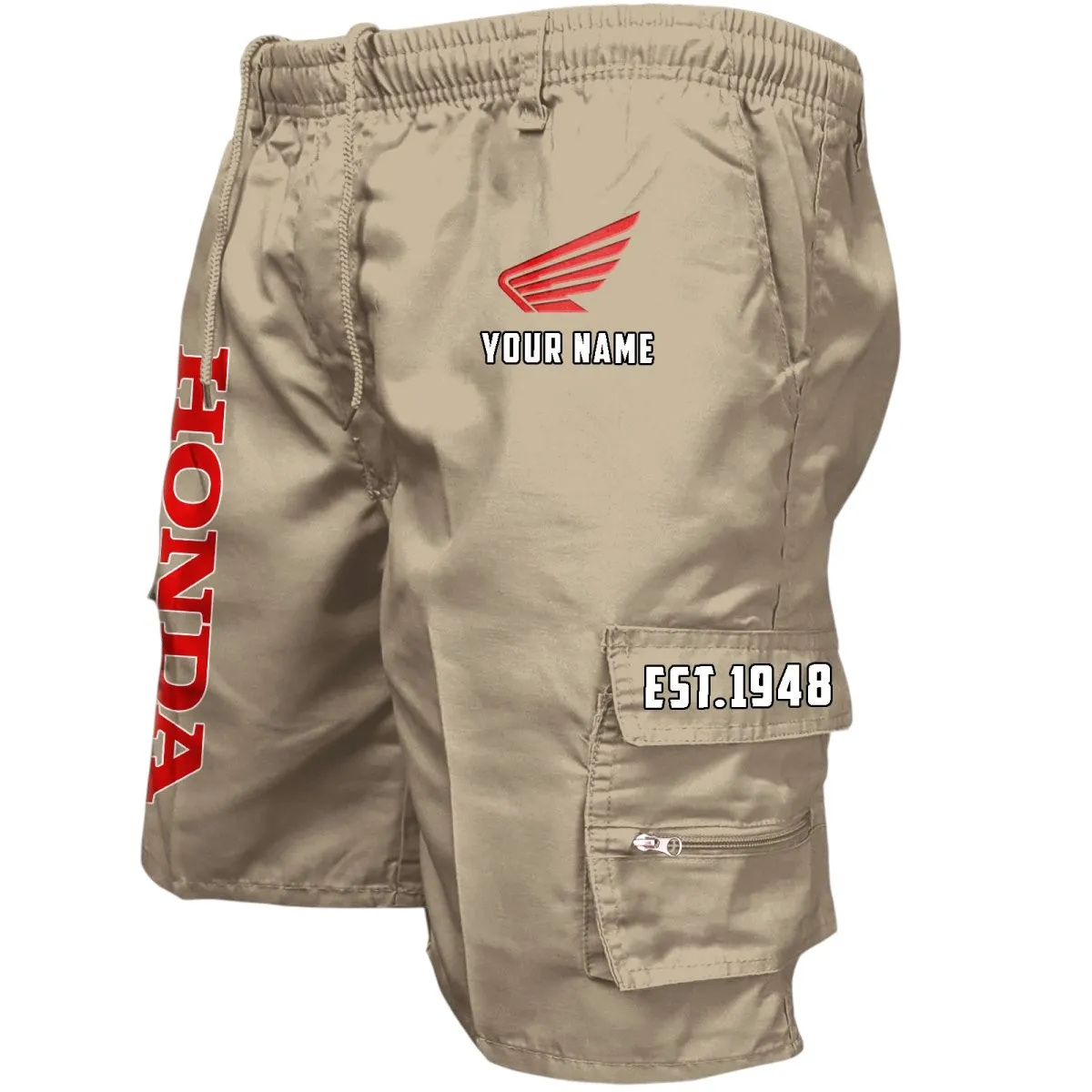 Adventure Motorbike Workwear Casual Shorts, Open Road Casual Shorts CAR455 - Khaki