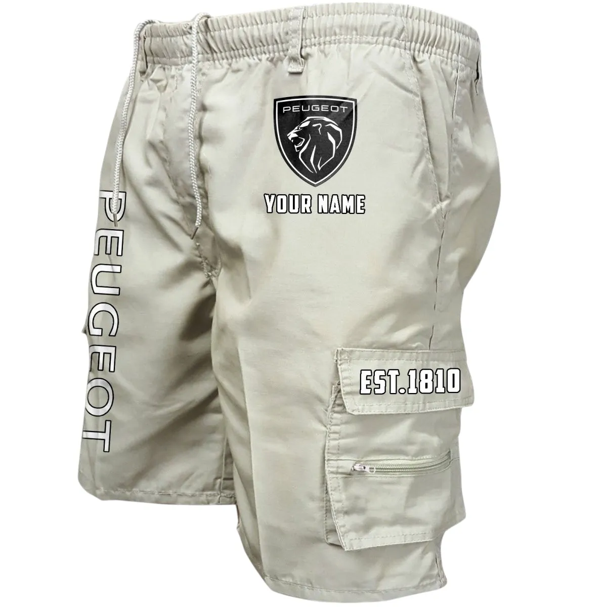 Small SUV Workwear Casual Shorts, Durable Garage Life Shorts CAR455 - Off-White