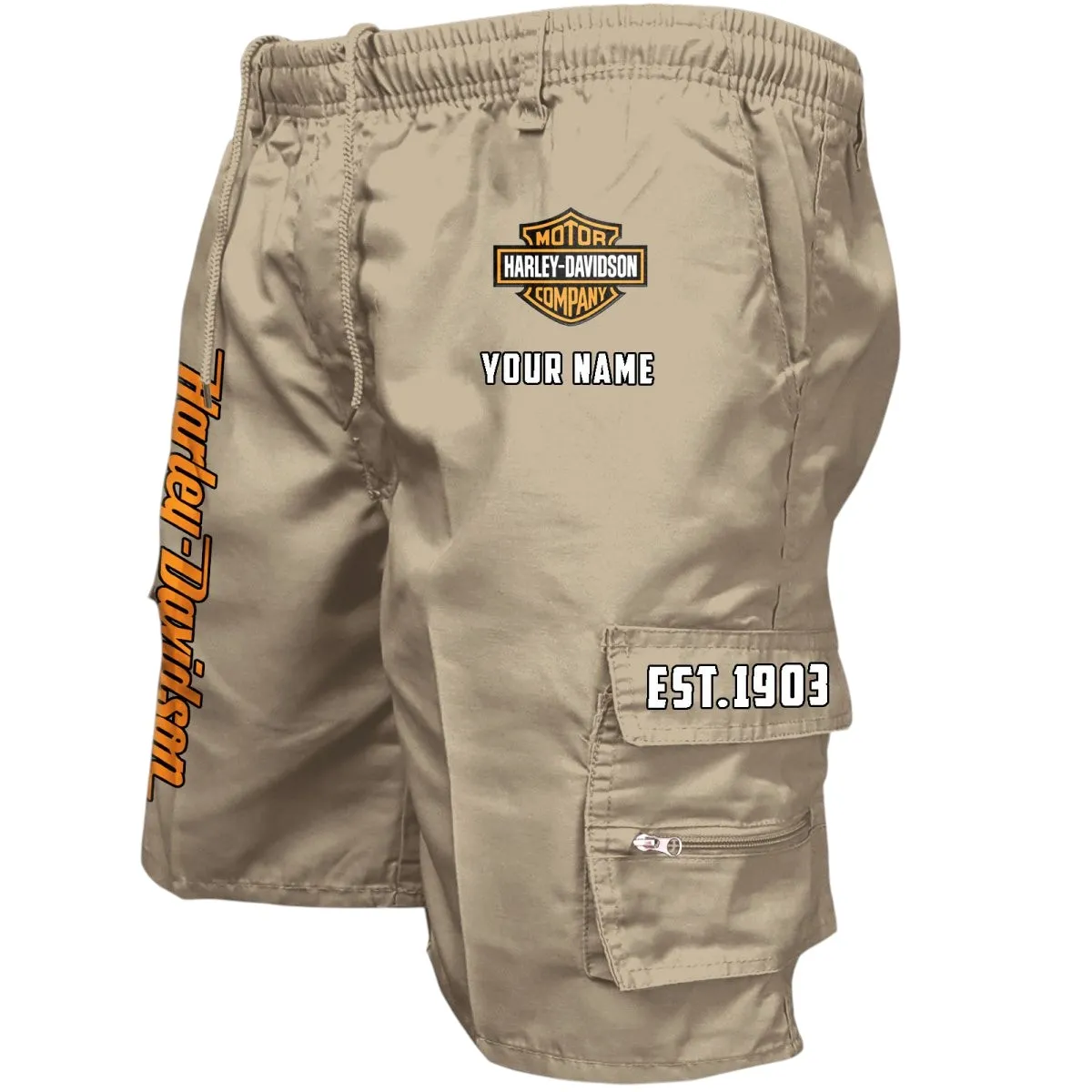 Two-Wheel Freedom Workwear Casual Shorts, Street-Strong Casual Shorts CAR455 - Khaki