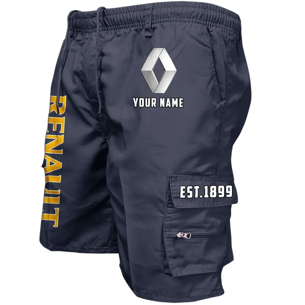 Practical Crossover Workwear Casual Shorts, Durable Utility Men's Shorts CAR455 - Navy