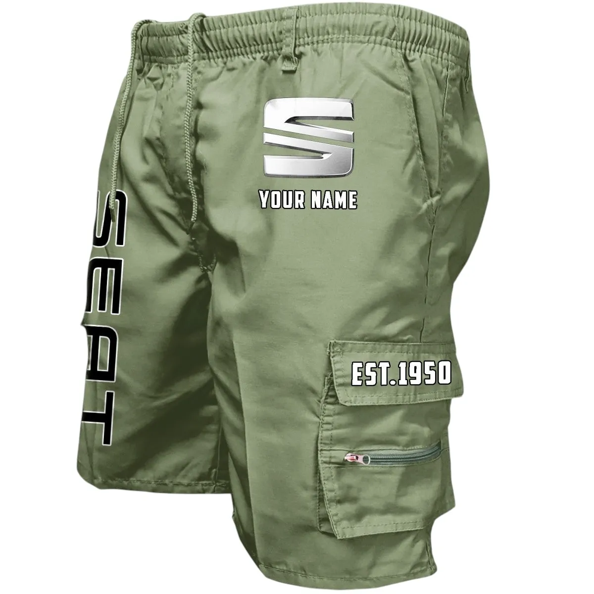 Urban Hatchback Workwear Casual Shorts, Rider's Everyday Workwear Shorts CAR455 - Military Green
