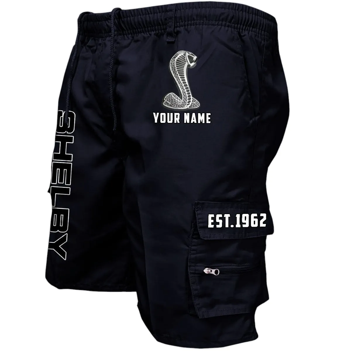 Classic Performance Auto Workwear Casual Shorts, Road-Tested Pocket Shorts CAR455 - Black