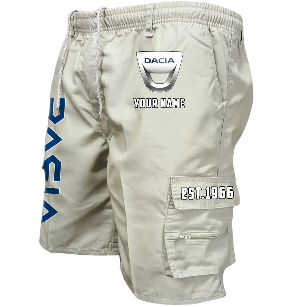 Dynamictrac Systems Workwear Casual Shorts, Automotive Spirit Work Shorts CAR455 - Off-White