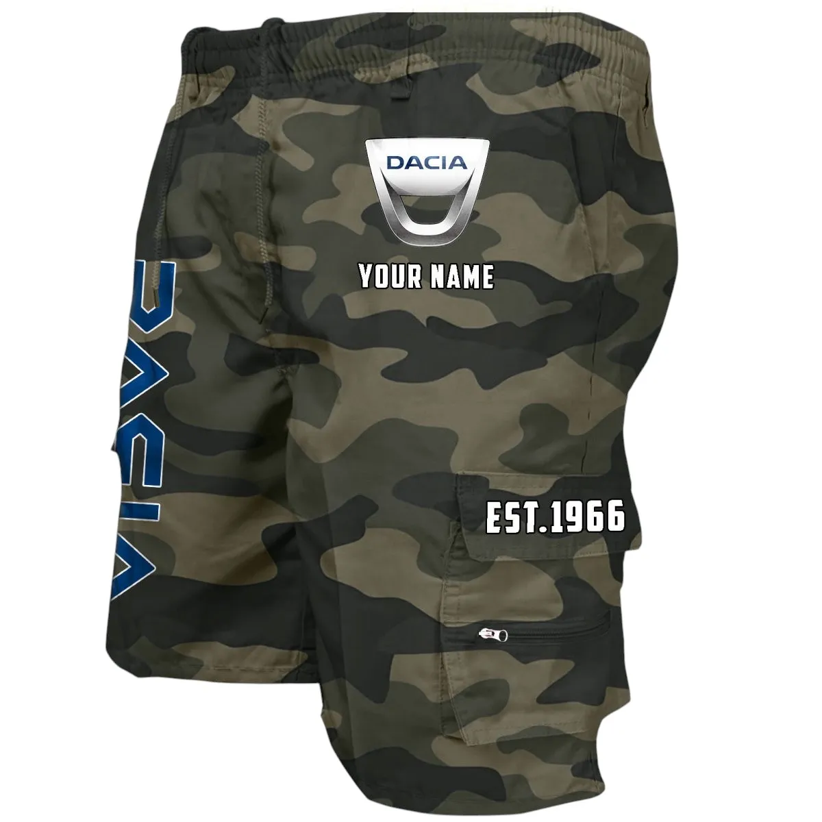Duramax Systems Workwear Casual Shorts, Workwear Built for Riders CAR455 - Green Camouflage