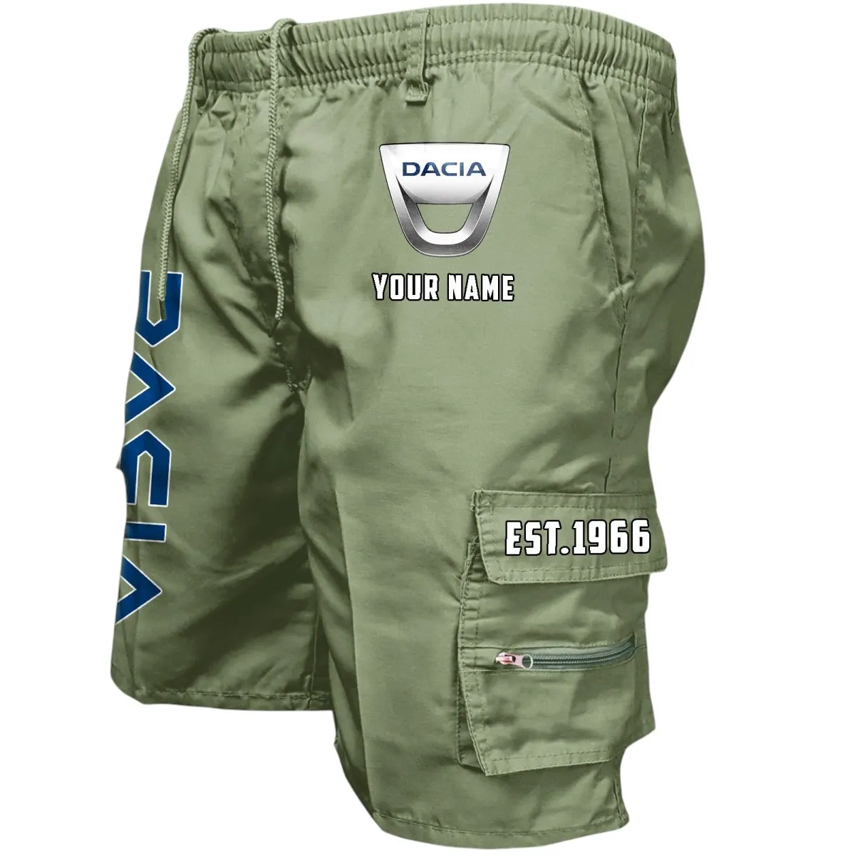 Dynamictrac Systems Workwear Casual Shorts, Road-Tested Pocket Shorts CAR455 - Military Green