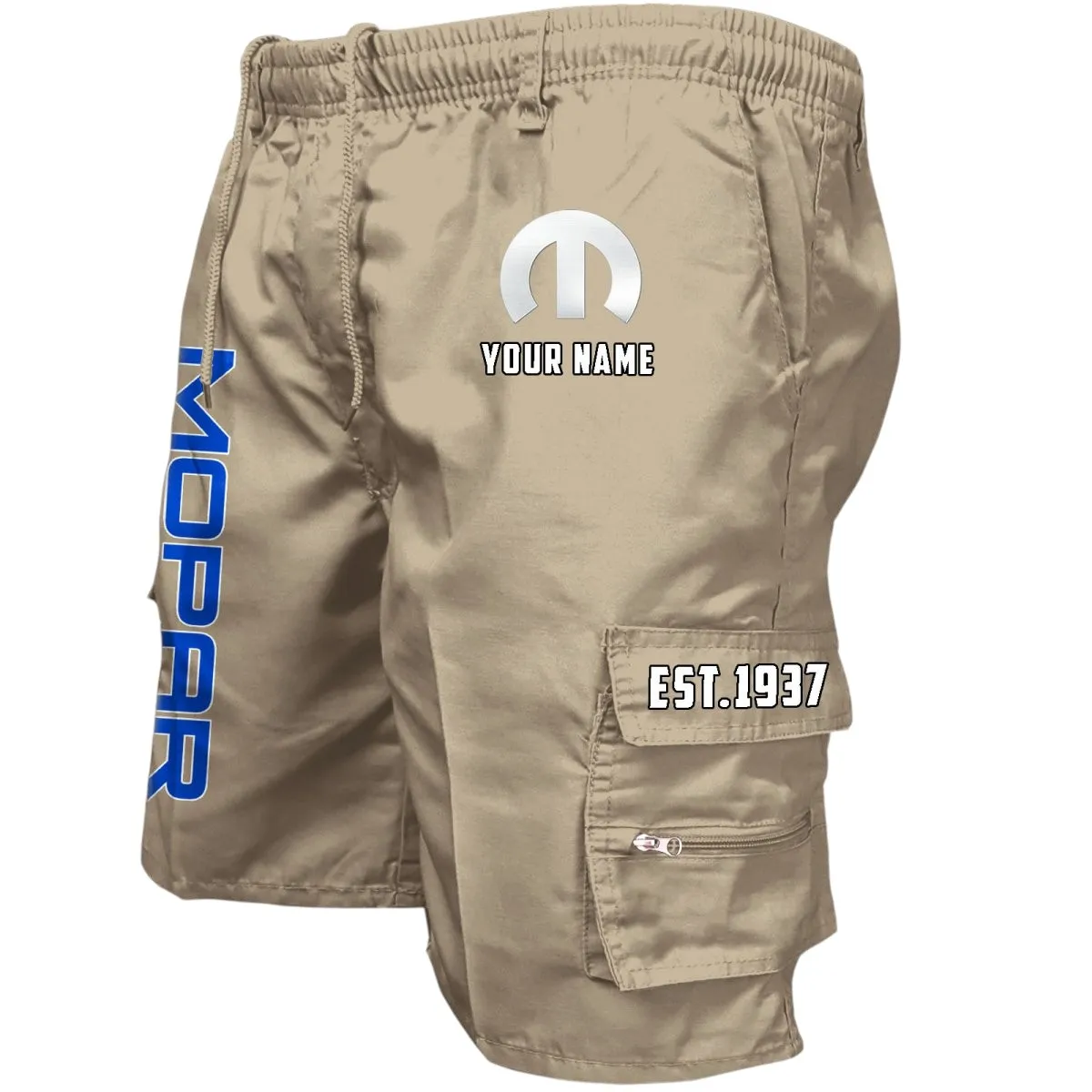 American Auto Upgrades Workwear Casual Shorts, Rugged Workwear Pocket Shorts CAR455 - Khaki