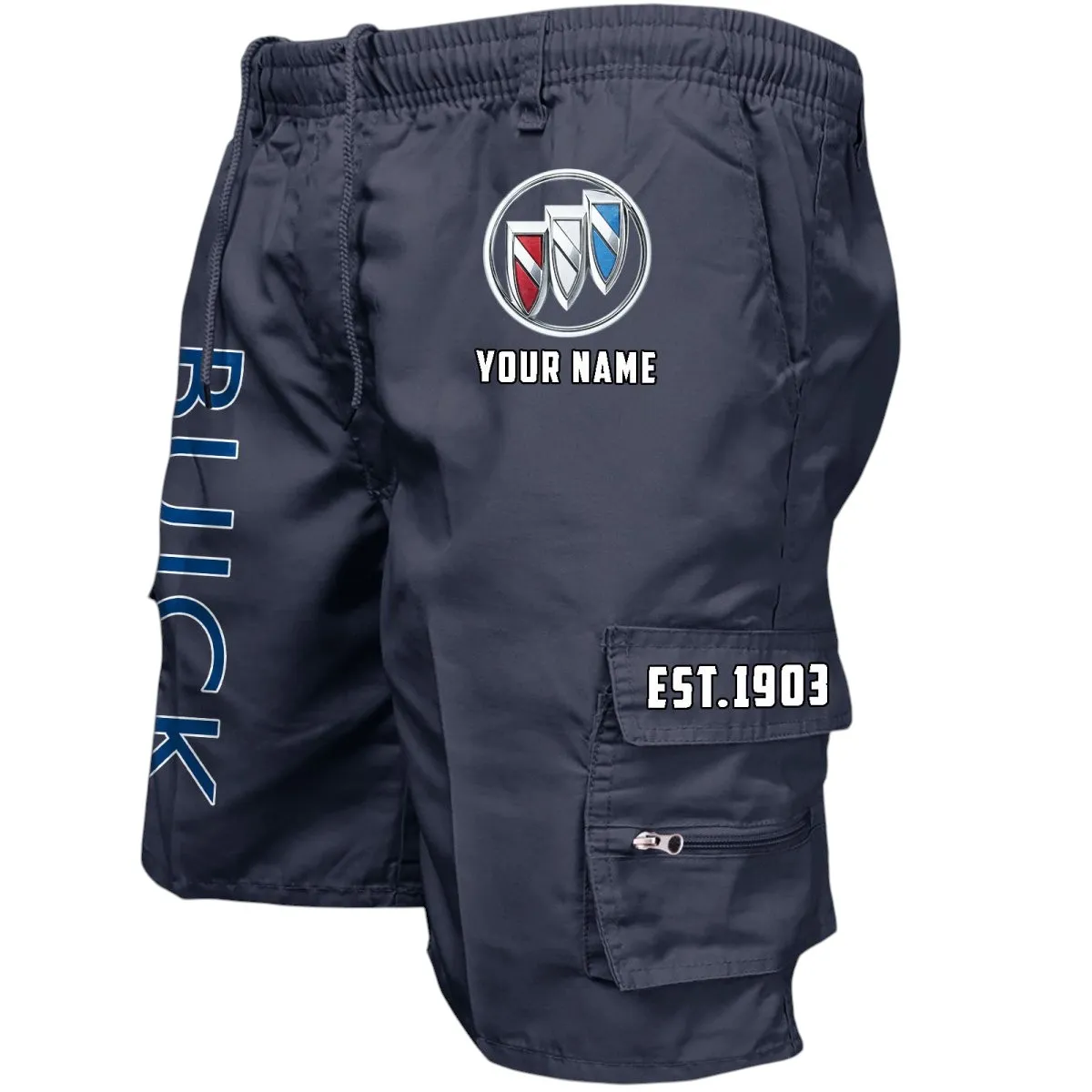 Premium Sedan Workwear Casual Shorts, Garage-Ready Men's Shorts CAR455 - Navy