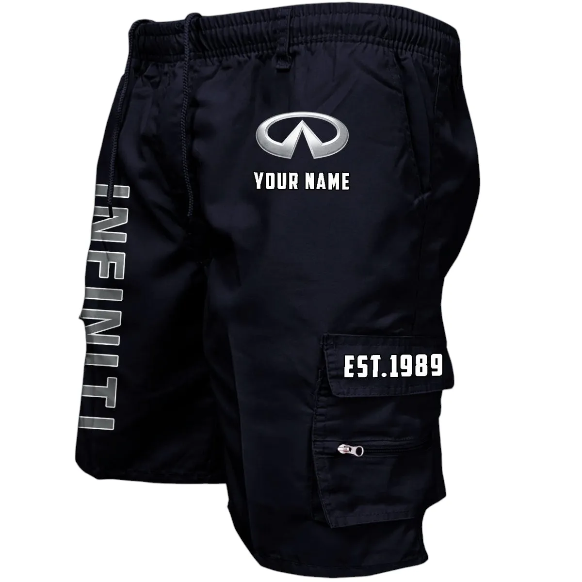 High-End Crossover Workwear Casual Shorts, Tough Shorts for Riders CAR455 - Black