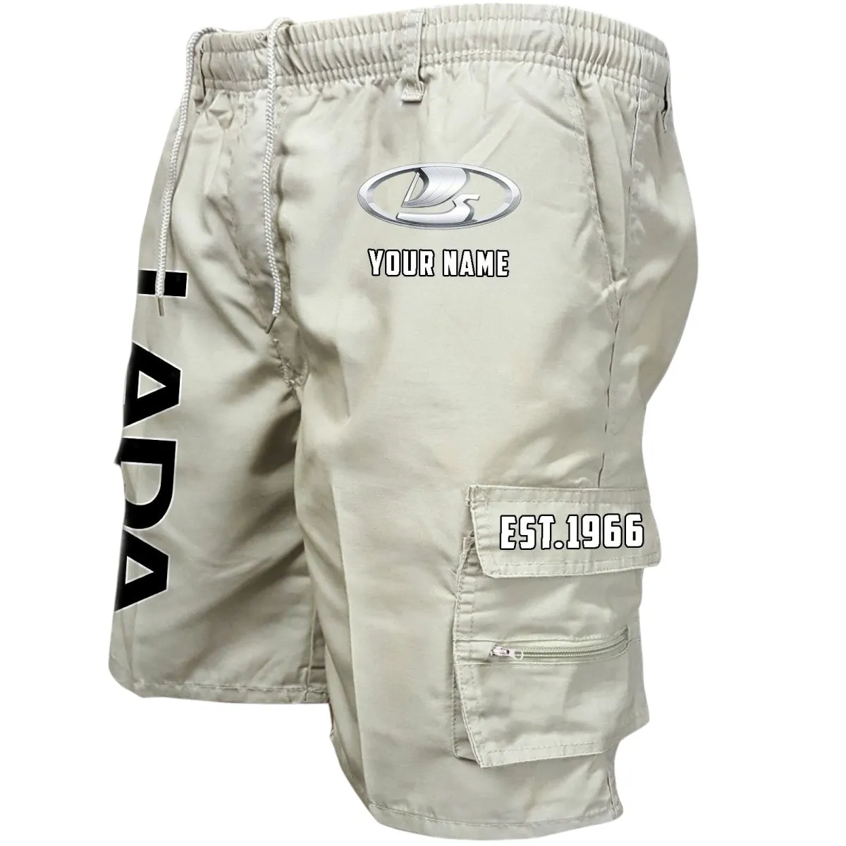 Urban Vehicle Workwear Casual Shorts, Durable Utility Men's Shorts CAR455 - Off-White