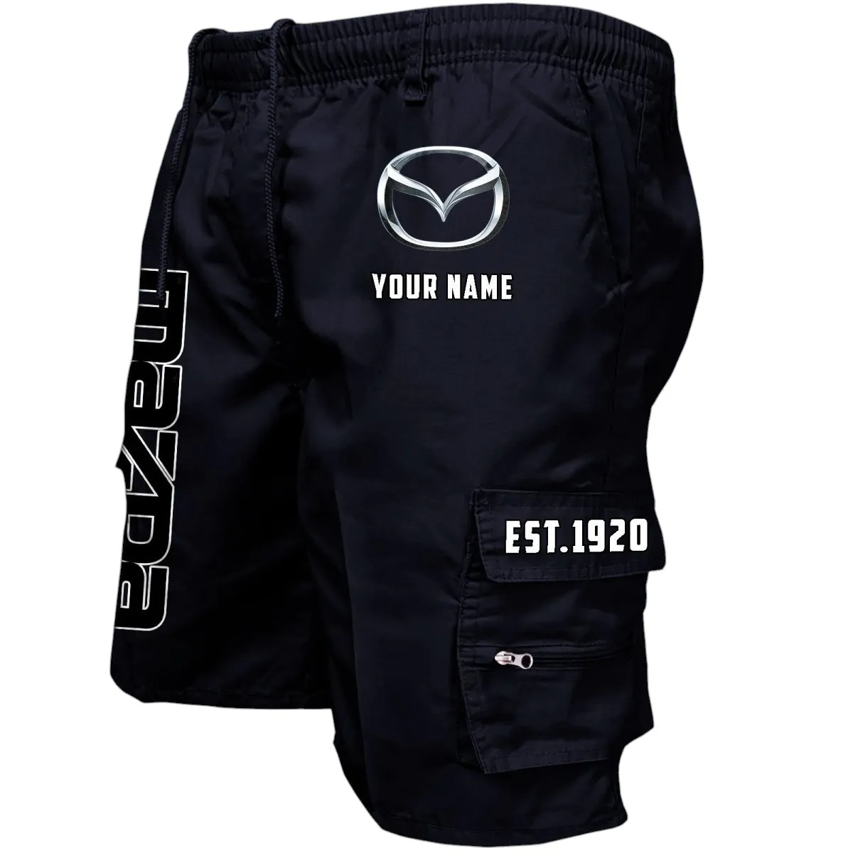 Compact Car Workwear Casual Shorts, Workwear Built for Riders CAR455 - Black
