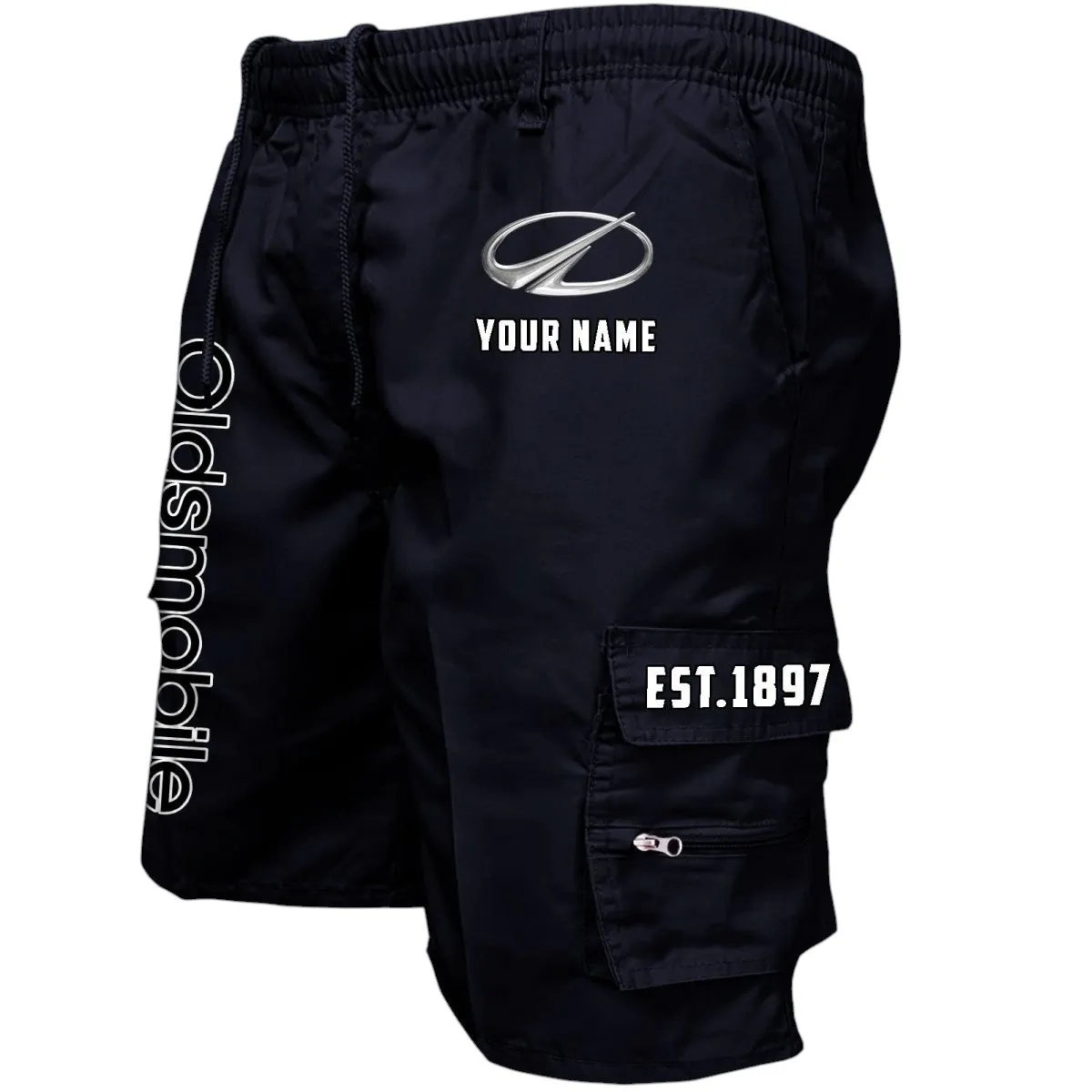 Street Cruiser Workwear Casual Shorts, Open Road Utility Shorts CAR455 - Black