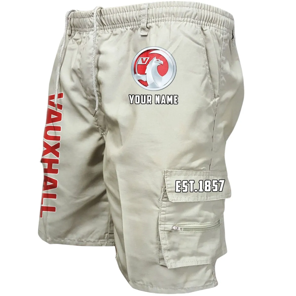 Everyday Auto Workwear Casual Shorts, Rider Lifestyle Pocket Shorts CAR455 - Off-White