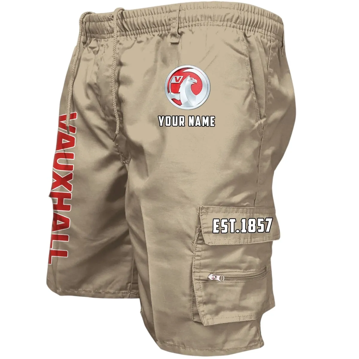 Practical Estate Car Workwear Casual Shorts, Everyday Car Culture Shorts CAR455 - Khaki