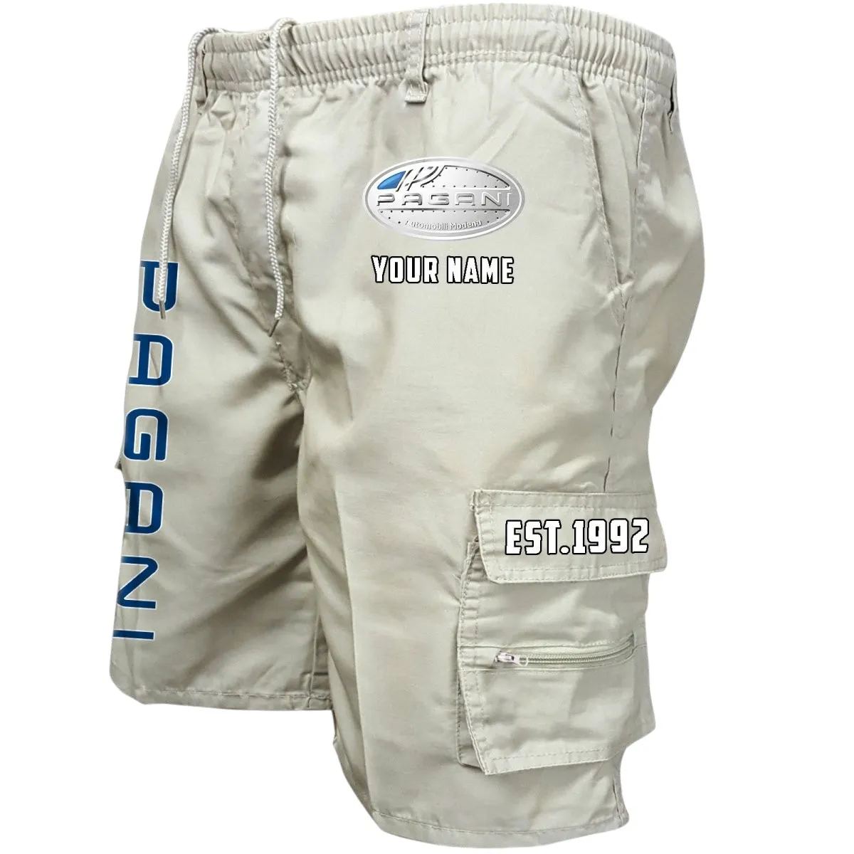 Grand Tourer Workwear Casual Shorts, Rugged Men's Utility Shorts CAR455 - Off-White